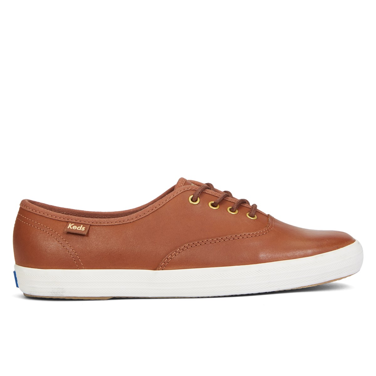 cognac leather sneakers