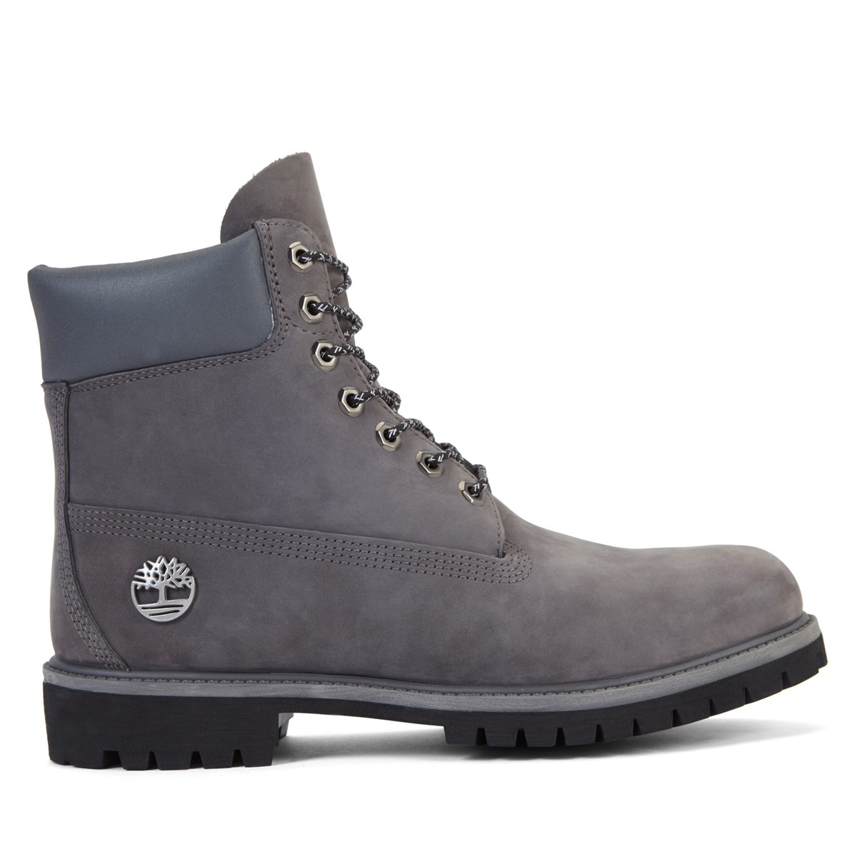Men's Classic 6 Inch Forged Iron Grey Boot | Little Burgundy