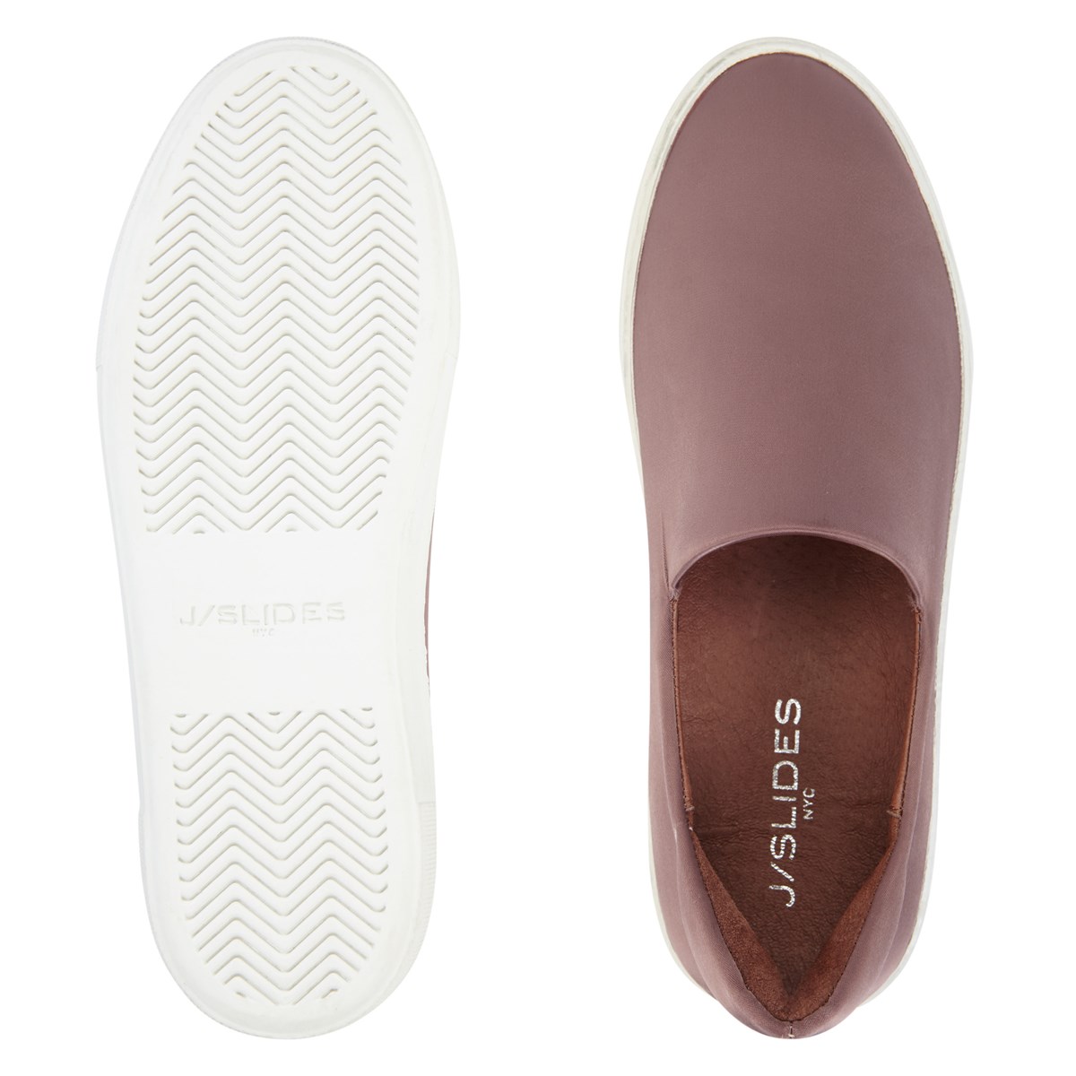 satin slip ons