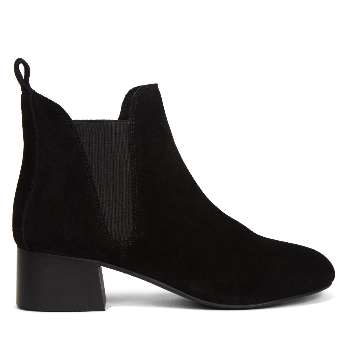 Women's Violet Black Suede Boots | Little Burgundy