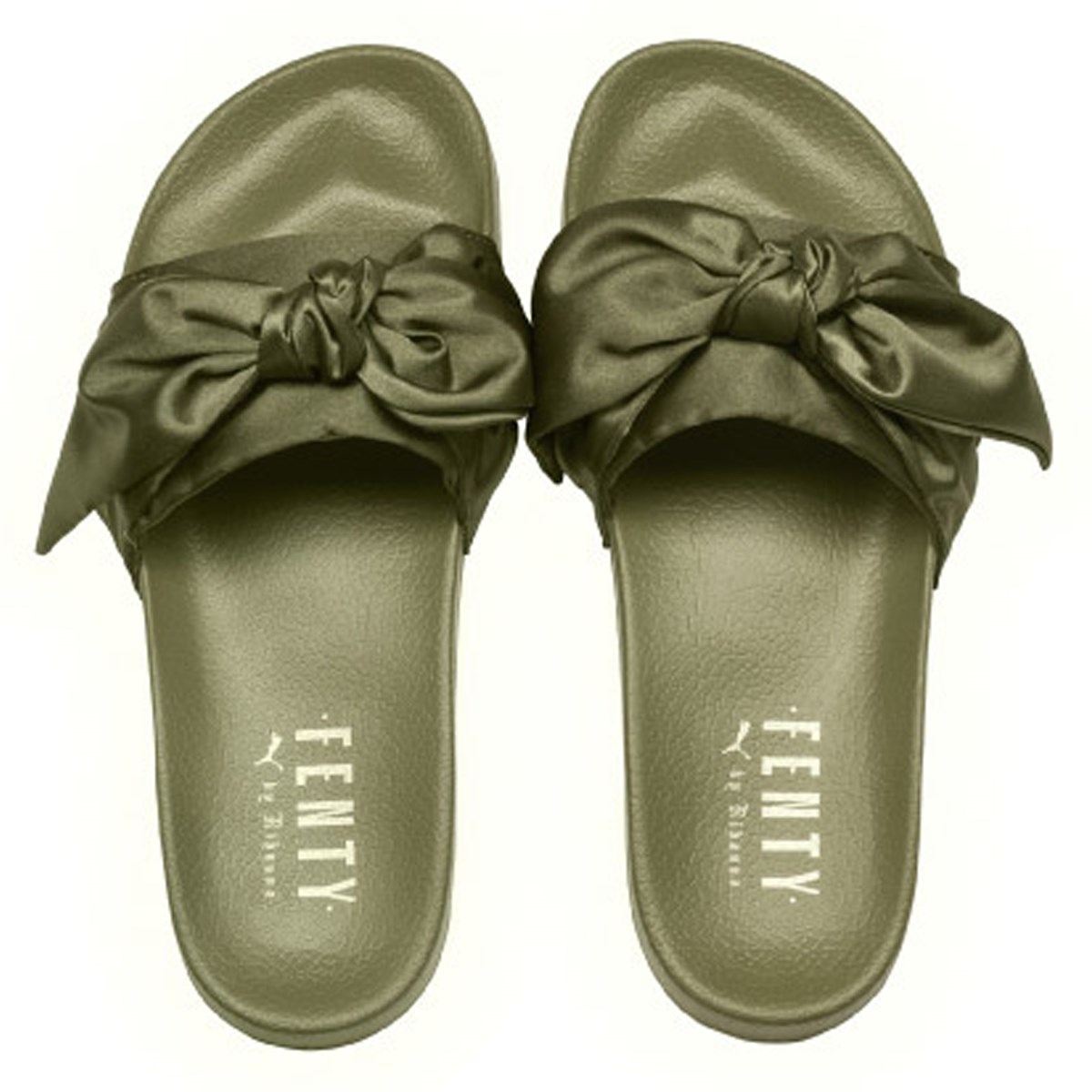 Women's Bow Olive Sandal | Little Burgundy