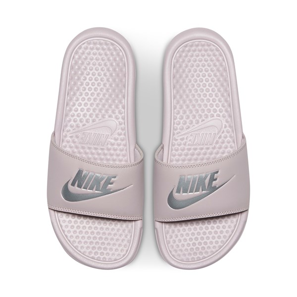 nike benassi slides pink