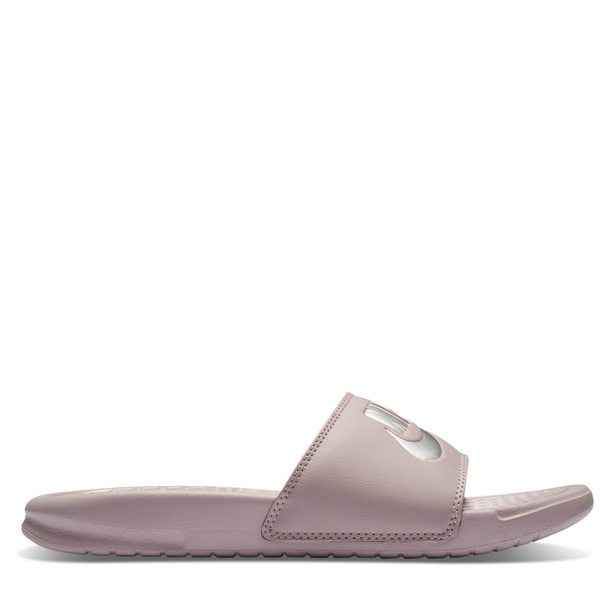 Women's Nike Pink Benassi Slide Little Burgundy