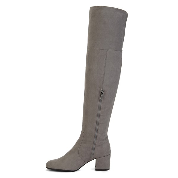 Women's Vivica Grey Tall Boot | Little Burgundy
