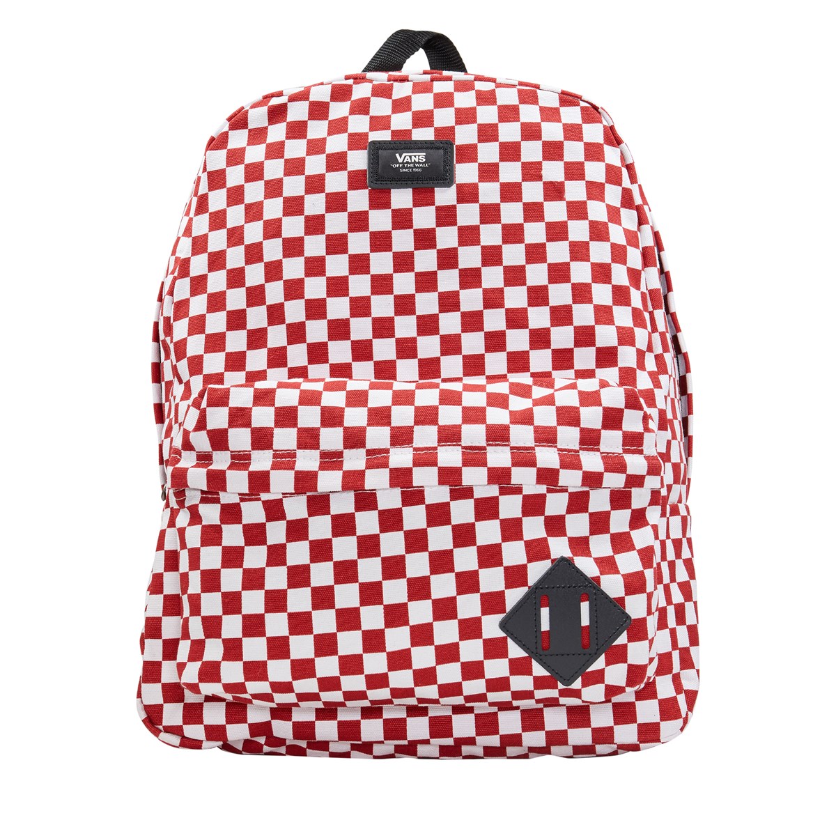 vans red and white backpack