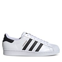 Men's Classic Superstar Sneakers in White/Black