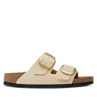 Sandales Arizona Big Buckle beige écru pour femmes